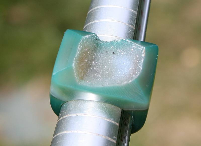 Achat Ring Achatring Achatschmuck Grün Achatdruse Drusenachat Steinring Edelsteinring Stein Druse Männerschmuck Männer Unisex Männerring von DGSchmuckdesign