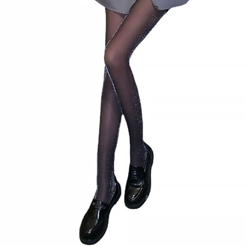 DGUSO Glitzer Strumpfhosen Damen, Strumpfhose Glitzer Damen, Glitzer Strumpfhose, Sich Durch Einen Besonders Glänzenden Glitzereffekt Aus, Eine Grösse Passt Allen von DGUSO