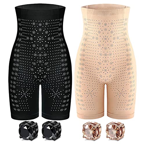 Unique Fiber Restoration Shaper 2 Stücke Damen Butt Lifter Unterhose, Hip Enhancer Shapewear, Elastisch Body Shaper Unterhose von DGUSO