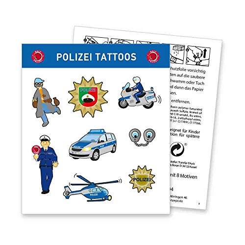 HDmirrorR Polizei Tattoo Bogen von DH-Konzept