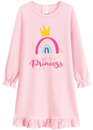 DHASIUE Big Girls Nightgowns-Loose Short Sleeve Sleepwear Cute Prinzessin Nightdress Tween Pajamas Princess Nightgown 7T Gr.122 DHASIUE Big Girls Nightgowns-Loose Short Sleeve Sleepwear Cute Prinzessin Nightdress Tween Pajamas Princess Nightgown 7T Gr.122 von DHASIUE