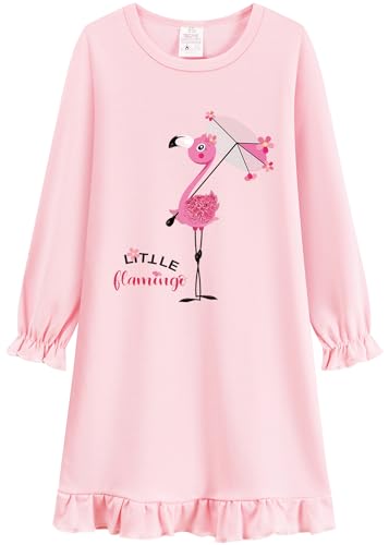 DHASIUE Kleine Mädchen Baumwolle Nightgrown Kleinkind Herbst Schlafanzug Kinder Lange Ärmel Pyjama Kleider 3 Jahre von DHASIUE