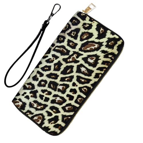 DHEEBFWE RFID-blockierende Geldbörse für Damen und Teenager-Mädchen, Leder-Handy-Clutch mit abnehmbarem Riemen, großes Fassungsvermögen, Kreditkartenhalter, ideale Reise-Geldbörse für Damen von DHEEBFWE