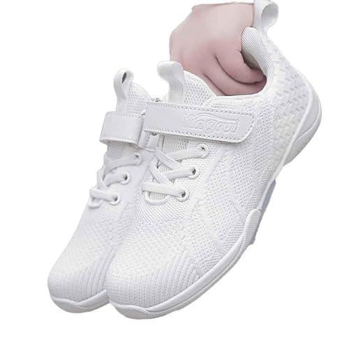Dance Cheerleading Shoes，White Women's Trainers Training Jazz Yoga Dance Shoes Gymnastics Sports Shoes for Women Girls,White-33EU von DHFMNLS