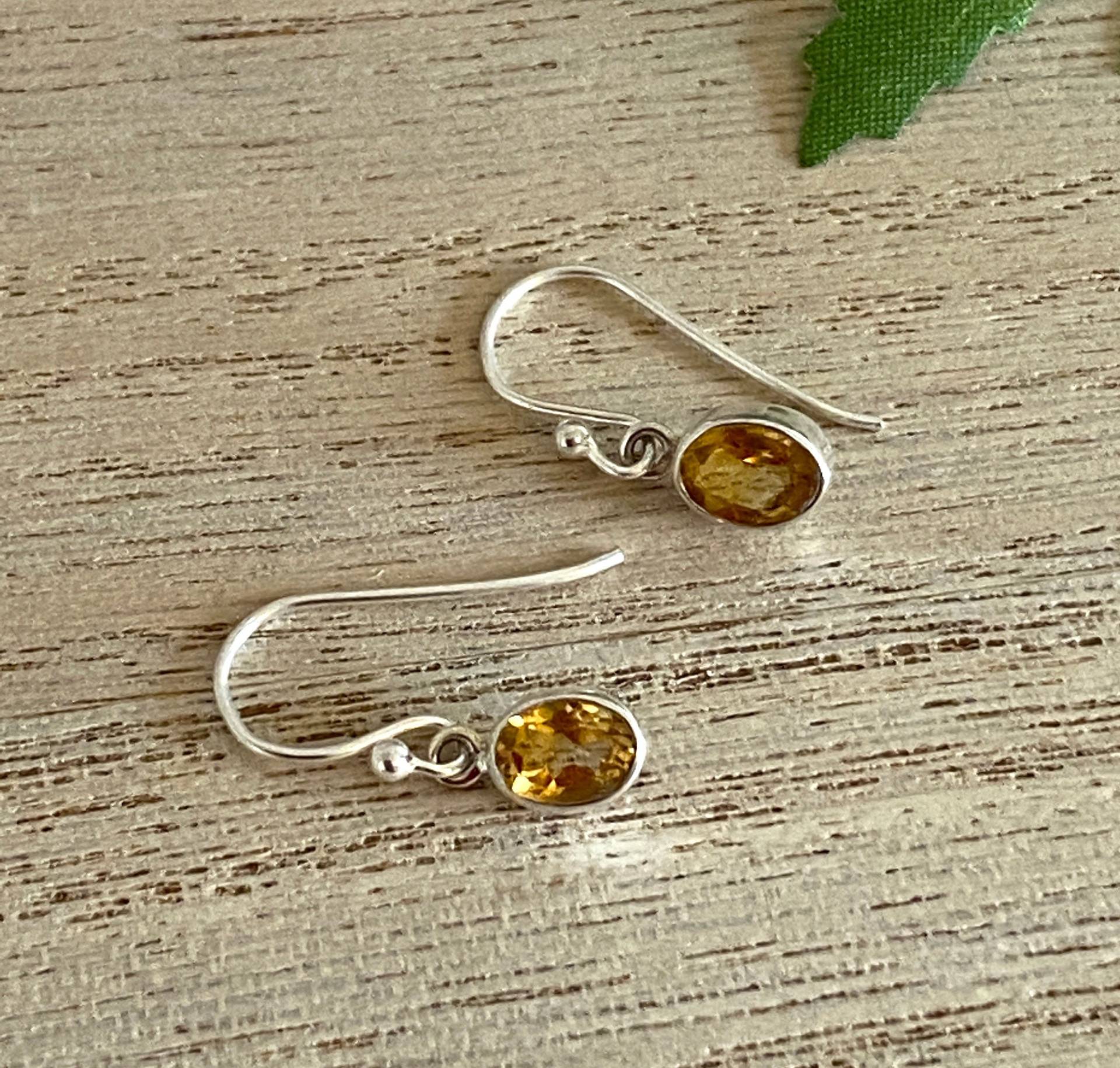 Sterling Silber Citrin Ohrringe, Orange Stein Edelstein November Geburtsstein Sterling Silber Citrin Ohrringe, Orange Stein Edelstein November Geburtsstein von DHMJewellery