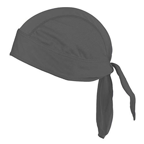 Bandana Kopftuch Beach Zandana Hat Cap Beach Cap Piratentuch Biker Tuch ZANDANa (Grau) von DHOBIA