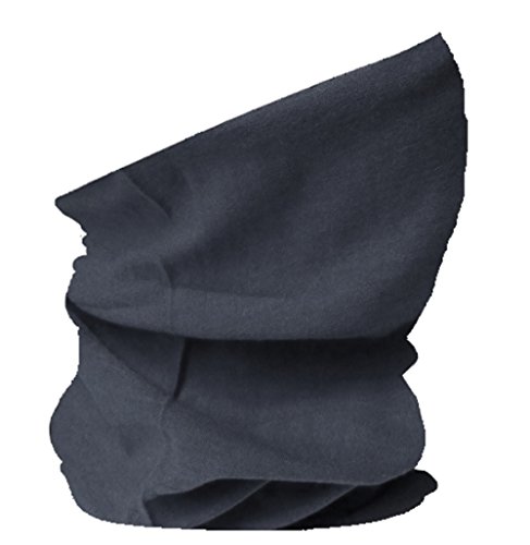 Multifunktionstuch Schlauchtuch Halstuch Loop Schal Motorrad Loop Bandana ledermodefashion (Grau) von DHOBIA