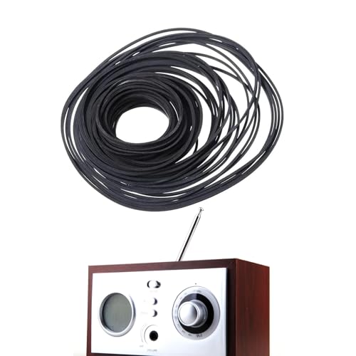 DHWEKU 50 Stück Mix Cassette Tape, Machine Riemen Assorted Common Belt, Mix Gummi Riemenscheibe Antriebsriemen für DVD CD Kassettenrekorder 45-185mm von DHWEKU