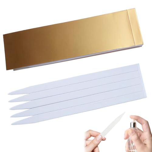DHWEKU Test Paper Parfüm-Teststreifen,100 Stück Aromatherapie Duft Tester Papier Duftriechstreifen Streifen Ätherische Öle Teststreifen Parfüm Teststreifen Streifen,für Parfüm Ätherisches Öl von DHWEKU
