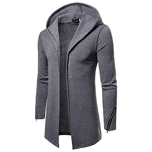 DHYUEN Herren Softshelljacke Buchstaben Druck Regenjacke Faltbar Vlies Motorrad Regenbekleidung Regenjacke Herren Schwarz Brief Fahrrad Windjacke Herren Kängurutasche Herren Windbreaker(2-Gray,M) von DHYUEN