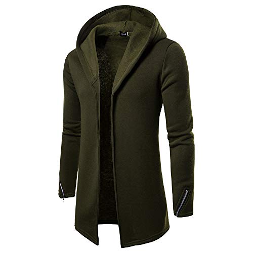 DHYUEN Herren Softshelljacke Casual Ultraleichte Regenjacke Outdoor Leichte Regenjacke Windstopper Jacke Herren Farbblock Wasserdichte Regenjacke Herren Bequem Regenjacke Herren Faltbar(2-Green,M) von DHYUEN