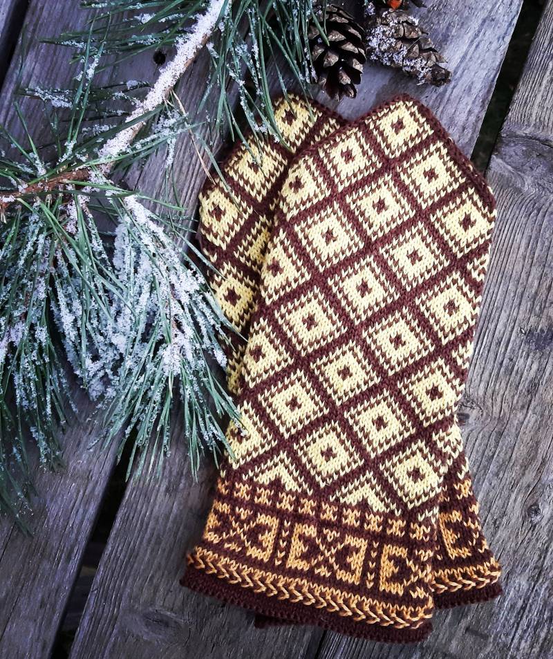 Gestrickte Fäustlinge von DHappyHandmade