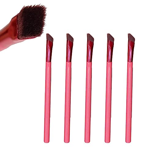 1 stücke Professionelle Augenbrauen Geneigt Flach Abgewinkelt Pinsel Make-up Werkzeug Holz Eyeliner Lidschatten Bürsten Frauen Kosmetik Make-up von DHliIQQ