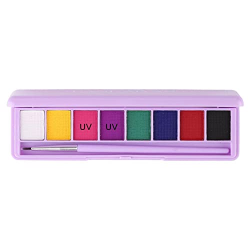 8 Farben Wasseraktivierter Eyeliner UV-Licht-Eyeliner Pastell-Schwarzlicht-UV-reaktiver Dark In Face Eye Glow Liner Makeup Eyeliner von DHliIQQ