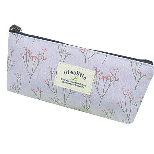 DHliIQQ 1pc Pastoral Floral Pencil Bag Soft Texture Student Escolar Case Bag Schreibwarenbeutel Bleistift Schreibwaren U4M0 Bleistift Estojo/Kombination Papier, Organizer-Taschen gut Stifteetui, Hoc von DHliIQQ