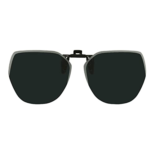 DHliIQQ Clip Auf Sonnenbrille für Männer Polarisierte Linse Quadratische Sonnenbrille Nachtsicht Angeln Up Brillen Oculos Brille Luxus Fahrer Flip von DHliIQQ