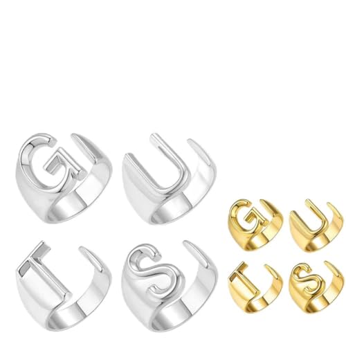 DHliIQQ G U T S-Ring-Set für Damen, verstellbar, inspirierter Albumschmuck für Frauen und Mädchen, offene inspirierte Sängerringe, Outfit, Merchandise-Album, Fans, Schmuck, Geschenke für von DHliIQQ