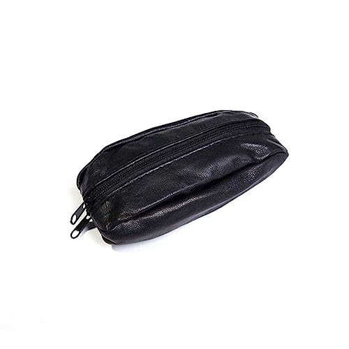 Mehrzweck Mini Reißverschluss Geldbörse Tragbare Auto Schlüssel Fall Leder Weiche Männer Frauen Brieftaschen Unisex Münze Schlüssel Wechselhalter Taschen Mode, Schwarz von DHliIQQ