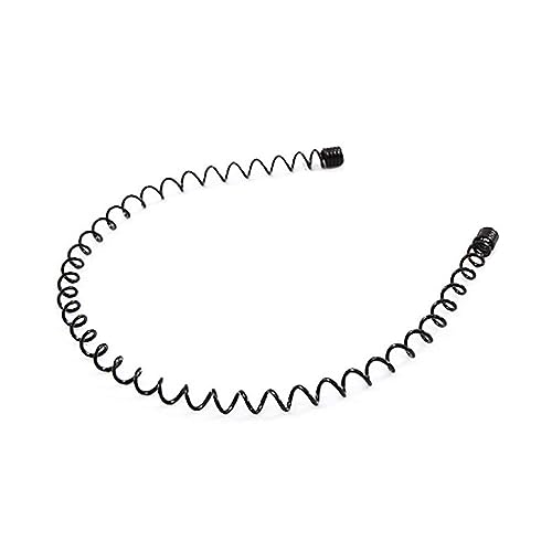 Metall Wavy Frühling Haar Hoop Schwarz Rutschfeste Wavy Outdoor Sport Stirnbänder Für Frauen Haarband Gesicht Männer Einfache Headdre L8E0 Waschen von DHliIQQ