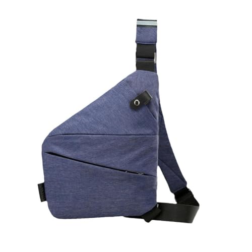 Persönliche Tasche für Reisen, persönliche Tasche für Herren, persönliche Mode, lässig, Flex-Tasche, Sim Herren-Umhängetasche, Umhängetasche, Tasche, Schärpe, blau, 31*20*23*1.5cm von DHliIQQ