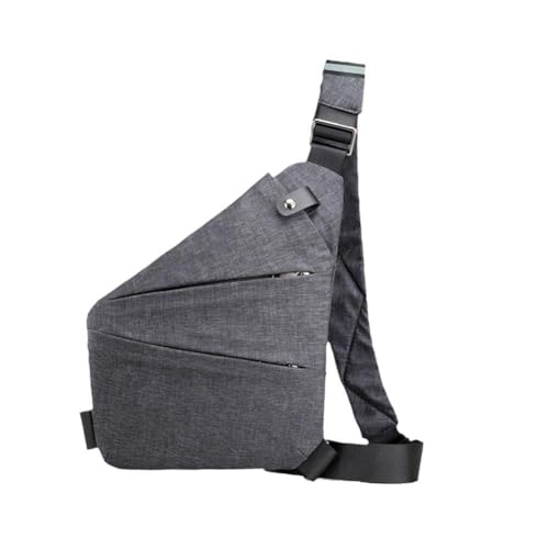 Persönliche Tasche für Reisen, persönliche Tasche für Herren, persönliche Mode, lässig, Flex-Tasche, Sim Herren-Umhängetasche, Umhängetasche, Tasche, Schärpe, grau, 31*20*23*1.5cm von DHliIQQ