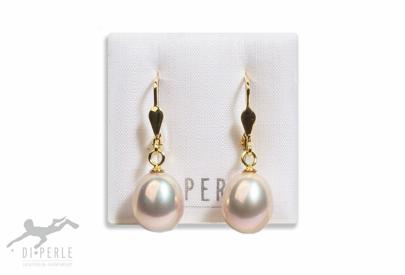 Adelia´s Paar Ohrhänger Damen Perlenschmuck 925 Silber Süsswasser Perlen Ohrhänger, Damen Perlenschmuck von Adelia´s