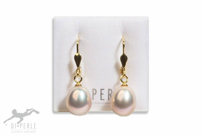Adelia´s Paar Ohrhänger Damen Perlenschmuck 925 Silber Süsswasser Perlen Ohrhänger, Damen Perlenschmuck von Adelia´s