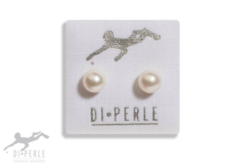 Adelia´s Paar Ohrstecker Damen Perlenschmuck 585 Gelbgold Akoya Perlen Ohrstecker, Damen Perlenschmuck von Adelia´s