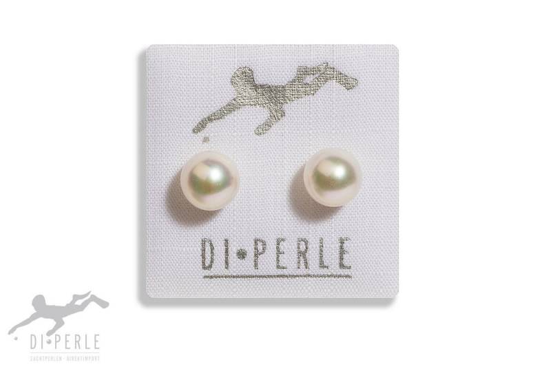 Adelia´s Paar Ohrstecker Damen Perlenschmuck 585 Gelbgold Akoya Perlen Ohrstecker, Damen Perlenschmuck von Adelia´s