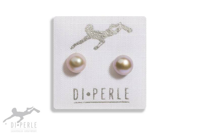 Adelia´s Paar Ohrstecker Damen Perlenschmuck 585 Gelbgold Süsswasser Perlen Ohrstecker, Damen Perlenschmuck von Adelia´s