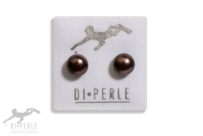 Adelia´s Paar Ohrstecker Damen Perlenschmuck 585 Gelbgold Süsswasser Perlen Ohrstecker, Damen Perlenschmuck von Adelia´s
