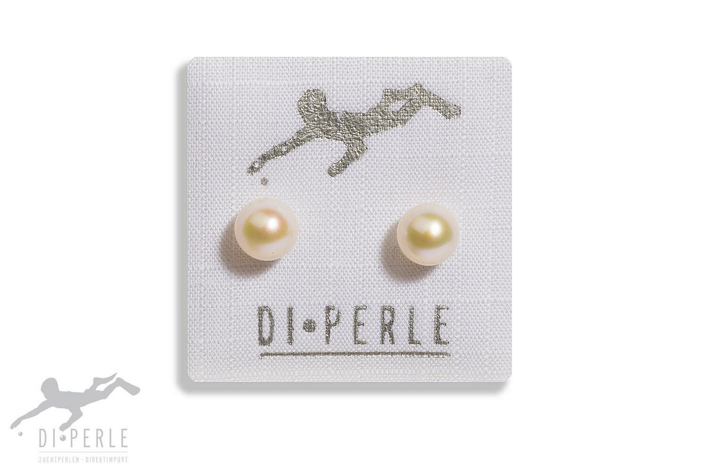 Adelia´s Paar Ohrstecker Damen Perlenschmuck 585 Gelbgold Süsswasser Perlen Ohrstecker, Damen Perlenschmuck von Adelia´s