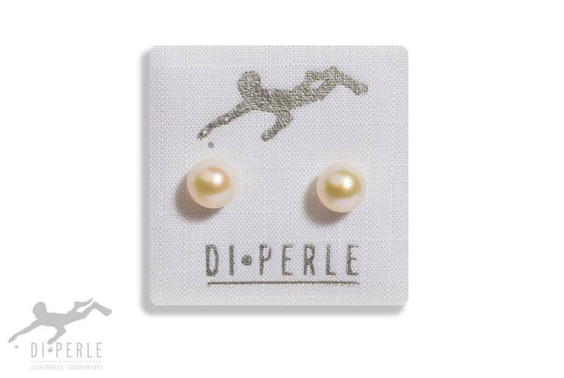 Adelia´s Paar Ohrstecker Damen Perlenschmuck 585 Gelbgold Süsswasser Perlen Ohrstecker, Damen Perlenschmuck von Adelia´s