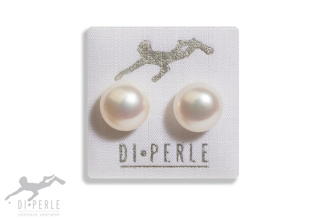 Adelia´s Paar Ohrstecker Damen Perlenschmuck 585 Gelbgold Süsswasser Perlen Ohrstecker, Damen Perlenschmuck von Adelia´s