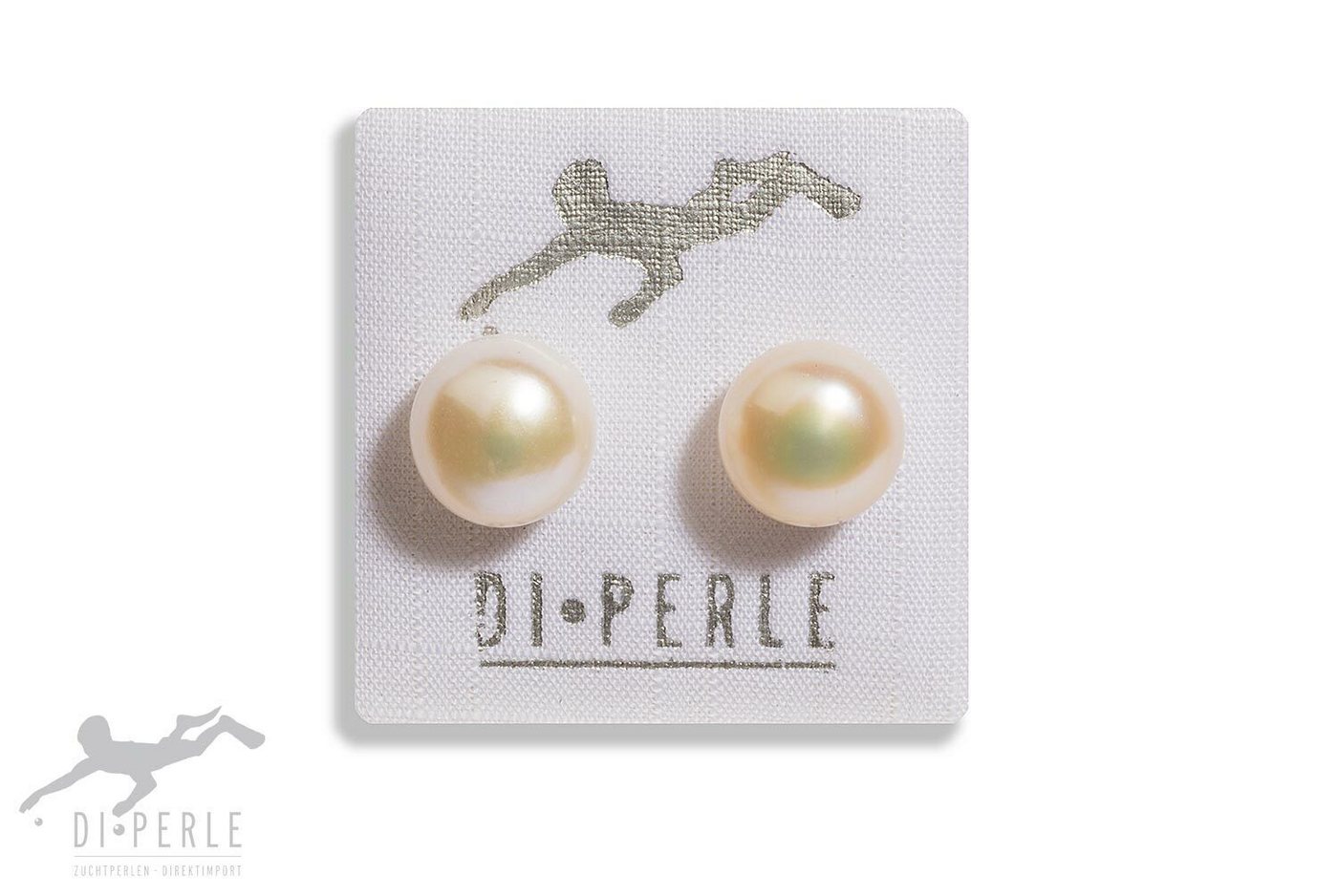 Adelia´s Paar Ohrstecker Damen Perlenschmuck 585 Gelbgold Süsswasser Perlen Ohrstecker, Damen Perlenschmuck von Adelia´s