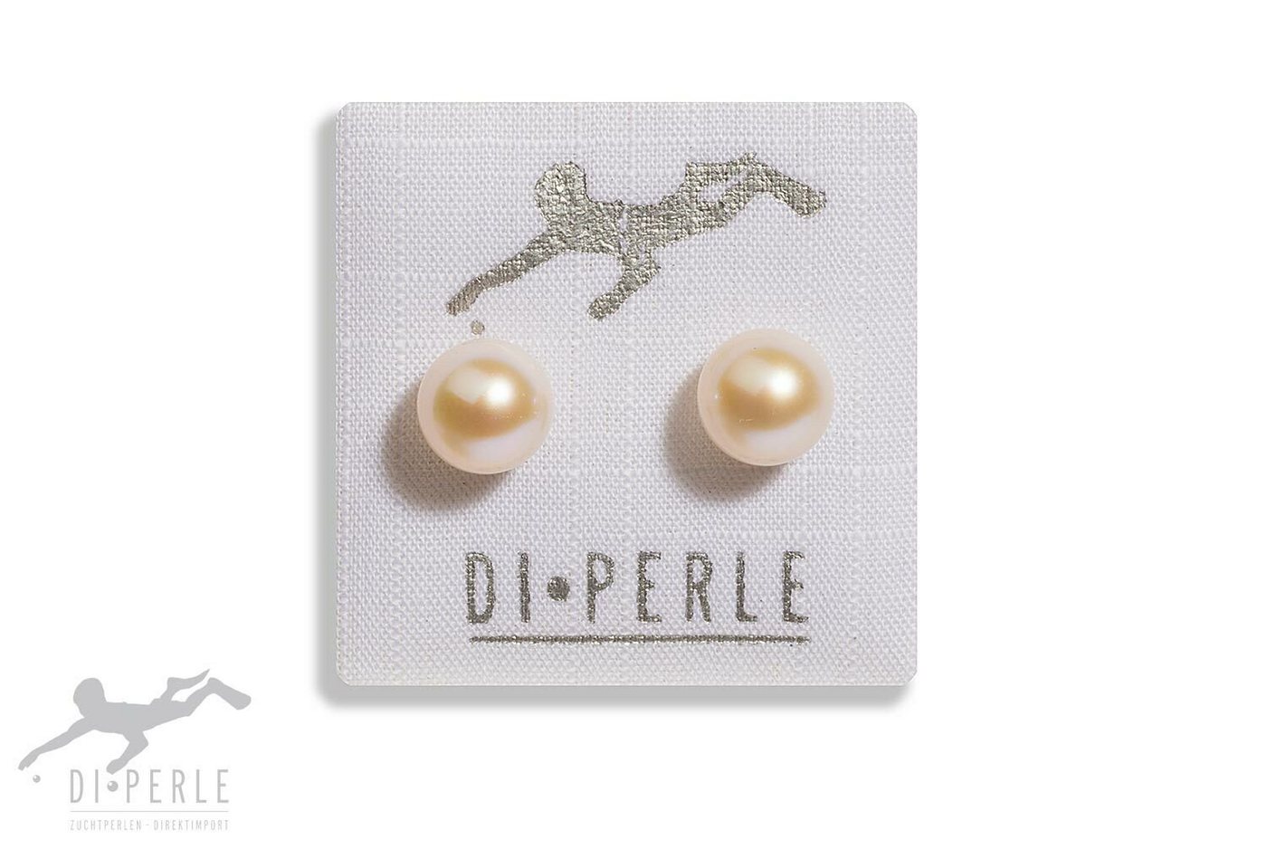 Adelia´s Paar Ohrstecker Damen Perlenschmuck 585 Gelbgold Süsswasser Perlen Ohrstecker, Damen Perlenschmuck von Adelia´s