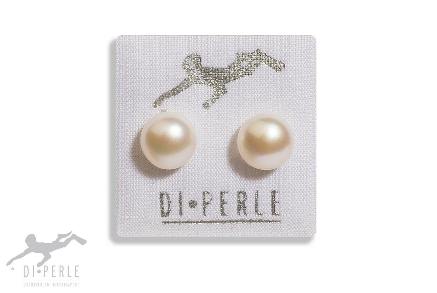 Adelia´s Paar Ohrstecker Damen Perlenschmuck 585 Gelbgold Süsswasser Perlen Ohrstecker, Damen Perlenschmuck von Adelia´s