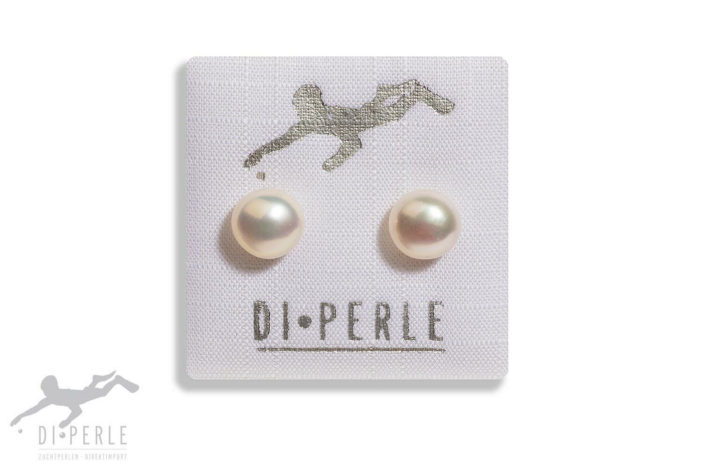Adelia´s Paar Ohrstecker Damen Perlenschmuck 585 Gelbgold Süsswasser Perlen Ohrstecker, Damen Perlenschmuck von Adelia´s