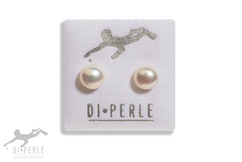 Adelia´s Paar Ohrstecker Damen Perlenschmuck 585 Gelbgold Süsswasser Perlen Ohrstecker, Damen Perlenschmuck von Adelia´s