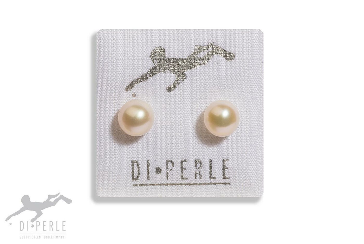 Adelia´s Paar Ohrstecker Damen Perlenschmuck 585 Gelbgold Süsswasser Perlen Ohrstecker, Damen Perlenschmuck von Adelia´s
