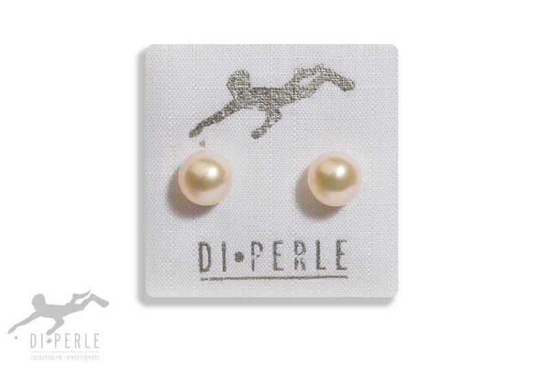 Adelia´s Paar Ohrstecker Damen Perlenschmuck 585 Gelbgold Süsswasser Perlen Ohrstecker, Damen Perlenschmuck von Adelia´s