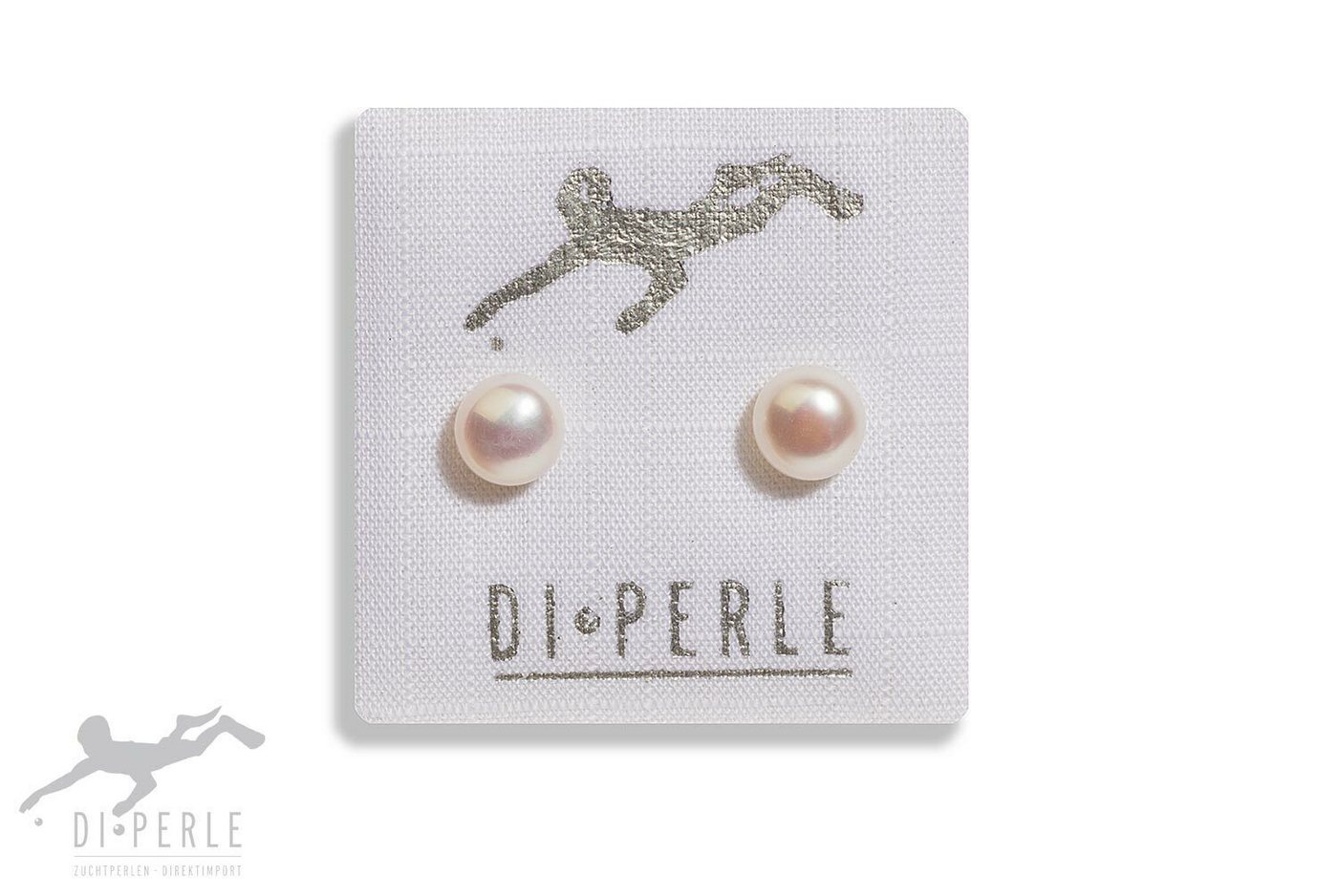 Adelia´s Paar Ohrstecker Damen Perlenschmuck 585 Gelbgold Süsswasser Perlen Ohrstecker, Damen Perlenschmuck von Adelia´s