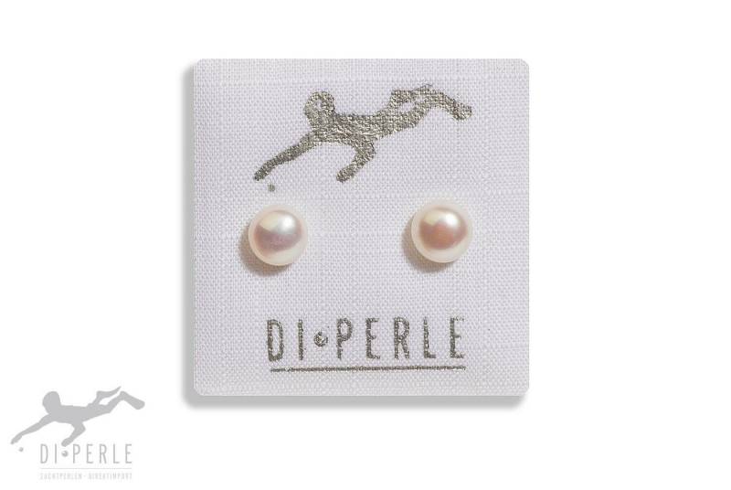 Adelia´s Paar Ohrstecker Damen Perlenschmuck 585 Gelbgold Süsswasser Perlen Ohrstecker, Damen Perlenschmuck von Adelia´s