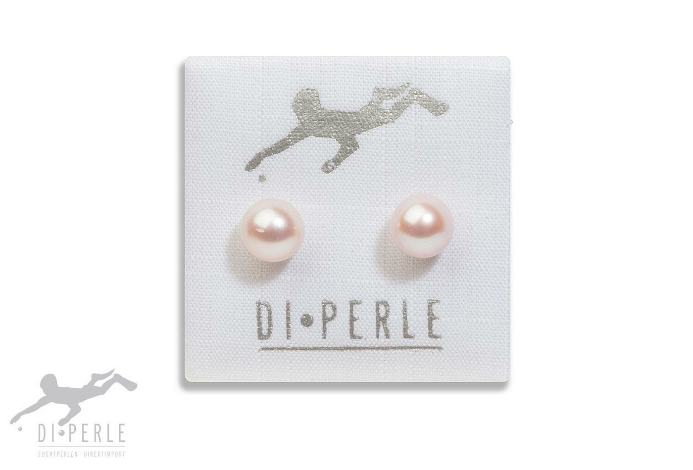 Adelia´s Paar Ohrstecker Damen Perlenschmuck 925 Silber Süsswasser Perlen Ohrstecker, Damen Perlenschmuck von Adelia´s