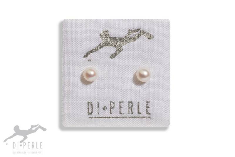 Adelia´s Paar Ohrstecker Damen Perlenschmuck 925 Silber Süsswasser Perlen Ohrstecker, Damen Perlenschmuck von Adelia´s