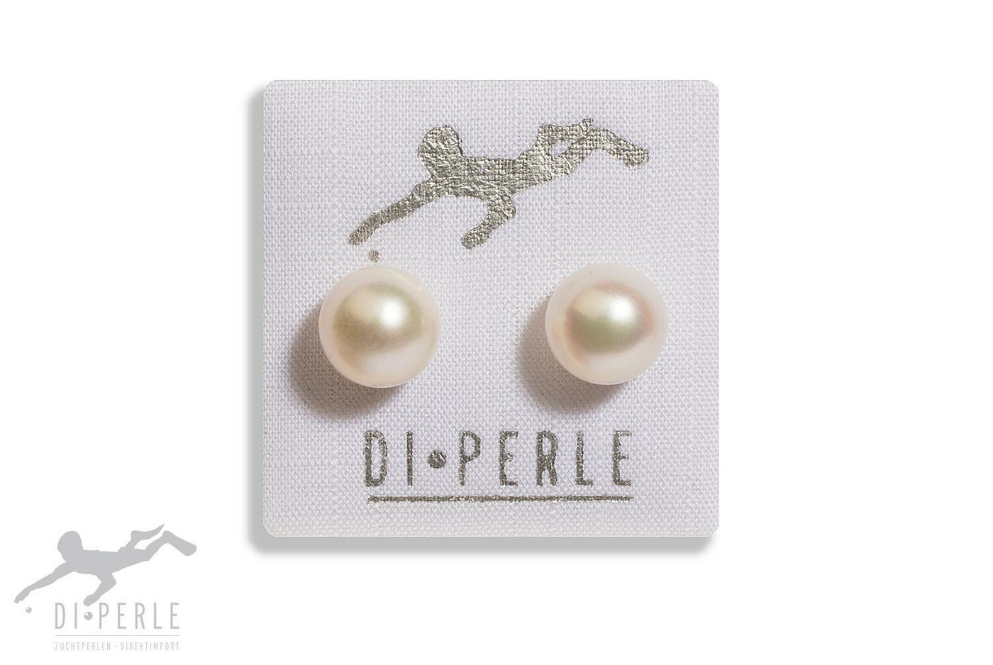 Adelia´s Paar Ohrstecker Damen Perlenschmuck 925 Silber Süsswasser Perlen Ohrstecker, Damen Perlenschmuck von Adelia´s