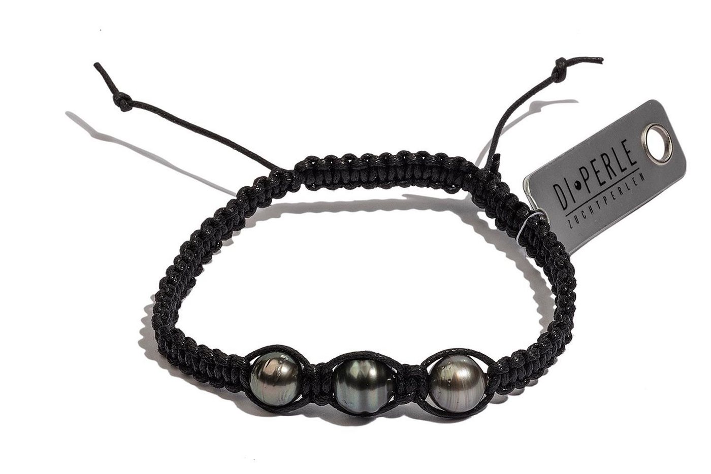 DI PERLE Perlenarmband Damen Perlenschmuck Tahiti Perlen Armband (21 cm), Damen Perlenschmuck von DI PERLE