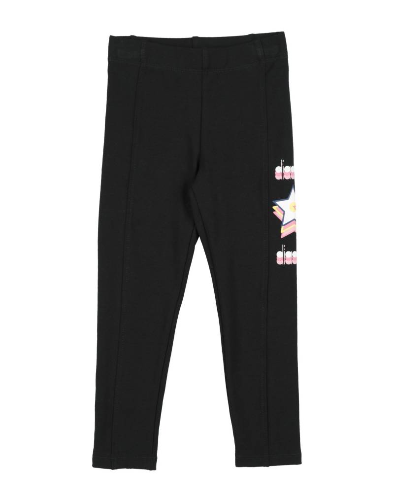 DIADORA Leggings Kinder Schwarz von DIADORA