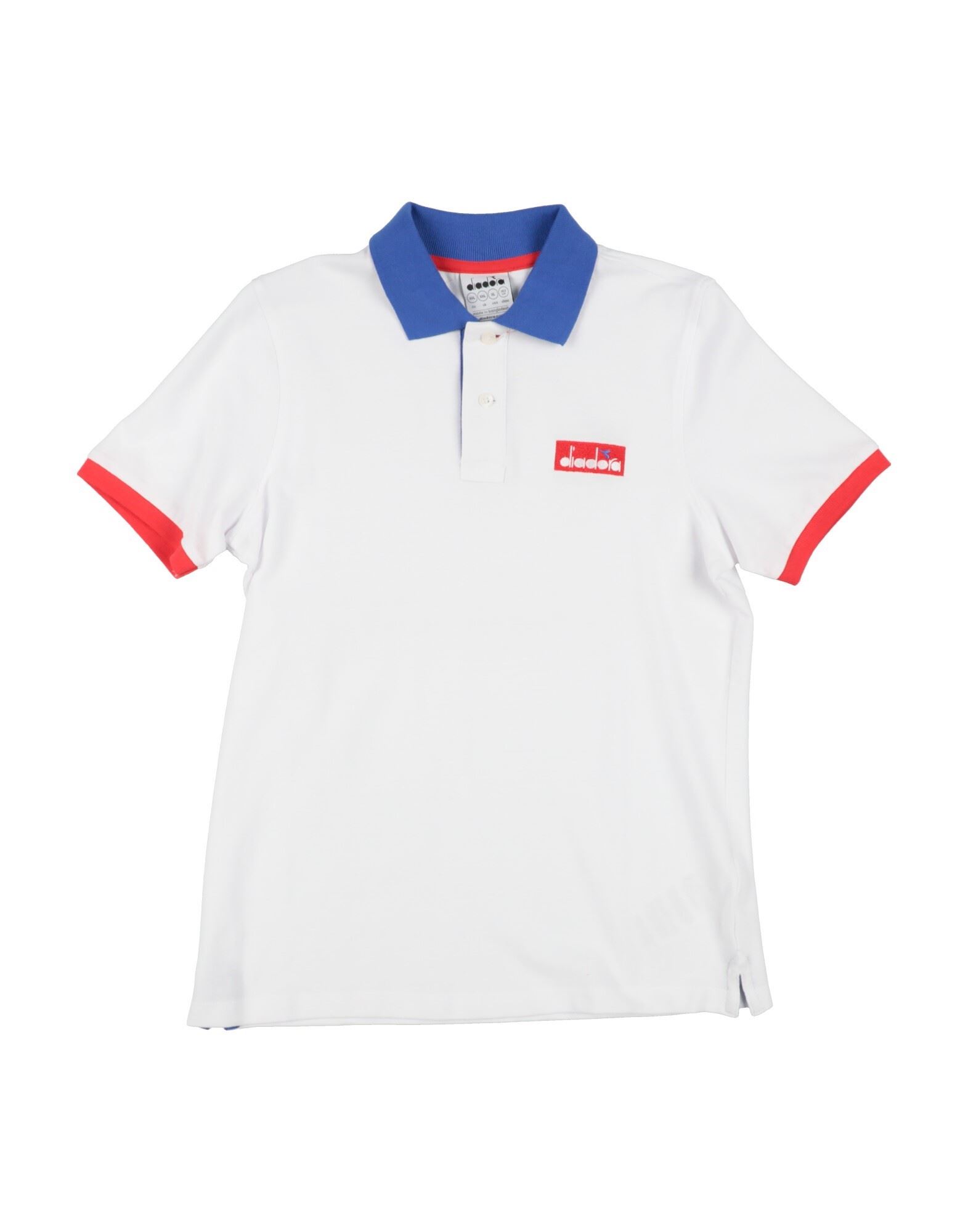 DIADORA Poloshirt Kinder Weiß von DIADORA