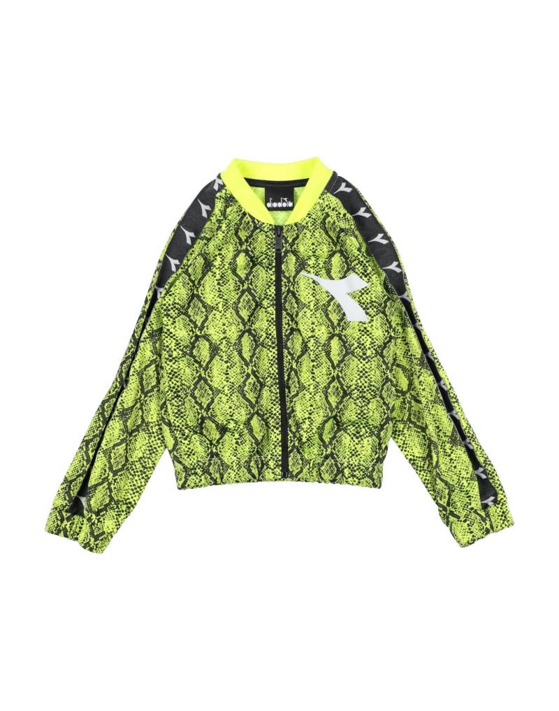 DIADORA Sweatshirt Kinder Limettengrün von DIADORA